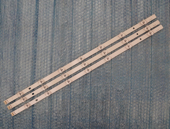 3 PCS*7LEDs 630mm LED Strip for 32LS315H 32LS3450 LG innotek 32